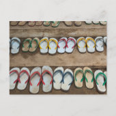 Dreh Flop Sandles Postkarte (Vorderseite)