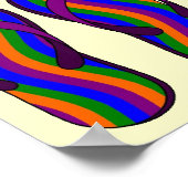 Dreh-Flop-Spaß Poster (Ecke)