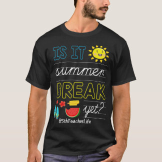 Dreh Flop Sun ist es Sommer Break aber 5. Klasse T T-Shirt