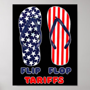 Dreh Flop Tariffs Funny Anti-Trump T-Shirt Merch P Poster