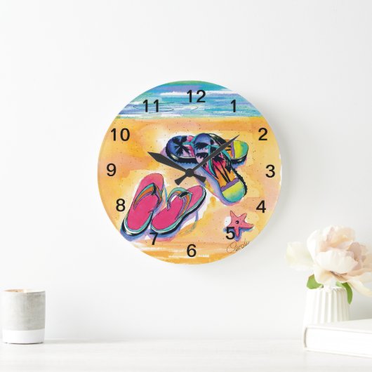 Dreh-Flop-Uhr Große Wanduhr (Zuhause)