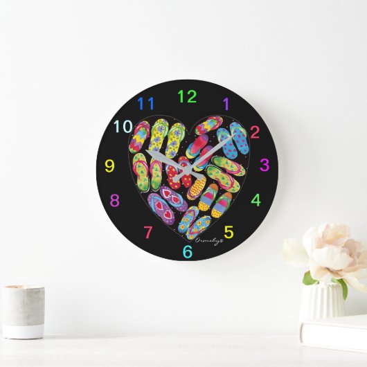 Dreh-Flop-Uhr Großuhr Große Wanduhr (Zuhause)