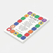 Dreh für IT-Desktop Post-it Klebezettel (angewinkelt)