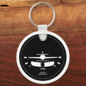 Dreh-Koordinator Schlüsselanhänger (Vorderseite)