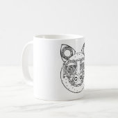 Dreh--Schwein-Tasse Kaffeetasse (Vorderseite Links)