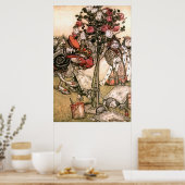 "Dreh sie um!" Poster (Küche)