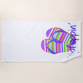 Dreh Strandtuch (Vorderseite)