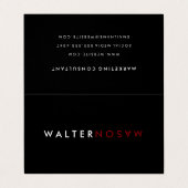 Dreh Visitenkarten (Außenseite Aufgefaltet)