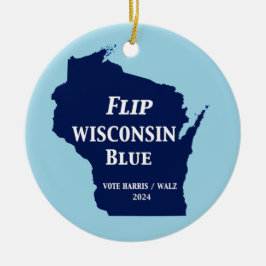 Dreh Wisconsin Blue im Jahr 2024 Keramik Ornament