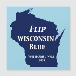 Dreh Wisconsin Blue im Jahr 2024 Magnetkarte