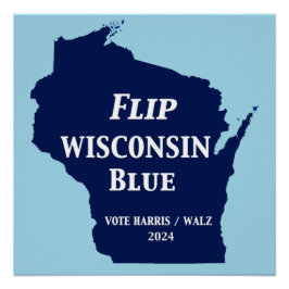 Dreh Wisconsin Blue im Jahr 2024 Poster