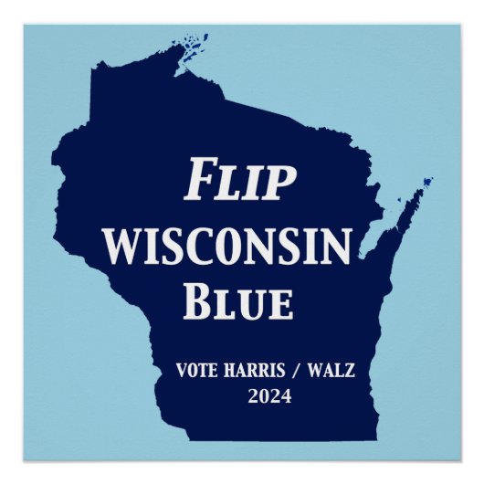 Dreh Wisconsin Blue im Jahr 2024 Poster (Vorderseite)