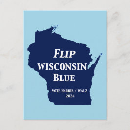 Dreh Wisconsin Blue im Jahr 2024 Postkarte