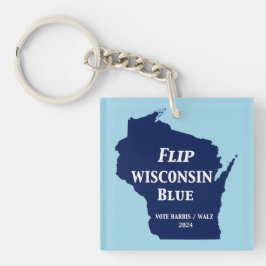 Dreh Wisconsin Blue im Jahr 2024 Schlüsselanhänger