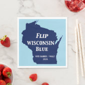 Dreh Wisconsin Blue im Jahr 2024 Serviette (Beispiel)