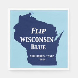 Dreh Wisconsin Blue im Jahr 2024 Serviette