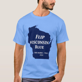 Dreh Wisconsin Blue im Jahr 2024 T-Shirt