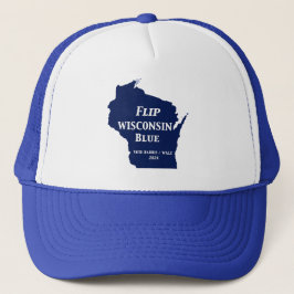 Dreh Wisconsin Blue im Jahr 2024 Truckerkappe