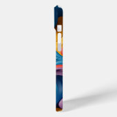 Drehbare 3D-Formen in Regenbogenfarben Case-Mate iPhone Hülle (Rückseite / Links)