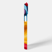 Drehbare 3D-Formen in Regenbogenfarben Case-Mate iPhone Hülle (Rückseite / Rechts)