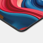 Drehbare 3D-Formen in Regenbogenfarben Schreibtischunterlage (Ecke)