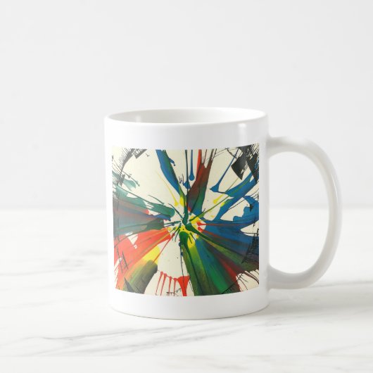 Drehbeschleunigung-Kunst 1974. Meine allererste Kaffeetasse (Rechts)