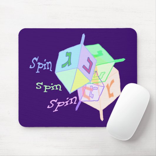 Drehbeschleunigungs-Drehbeschleunigung Dreidels Mousepad (Mit Mouse)