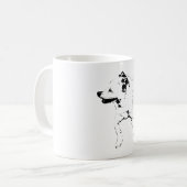 Drehbewegung der Leaf-Chase, Grinning Pup Kaffeetasse (Vorderseite Links)