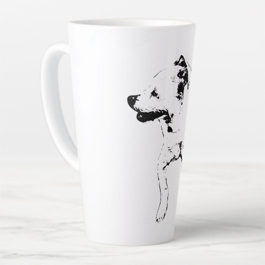 Drehbewegung der Leaf-Chase, Grinning Pup Milchtasse (Linke Ecke)