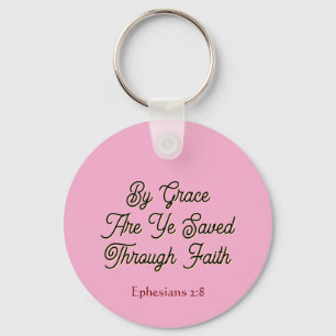 Drehbuch "By Grace are Ye Gerettet" Ephesians 2 Schlüsselanhänger