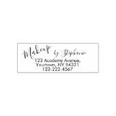 Drehbuch Makeup Studio Rücksendeadresse Telefon Permastempel (Design)