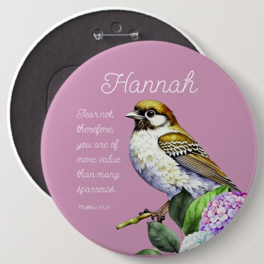 Drehbuch Matthew 10:31 Button (Vorne & Hinten)