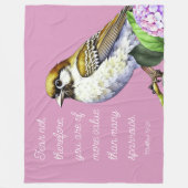 Drehbuch Matthew 10:31 Fleecedecke (Vorderseite)