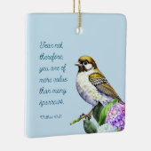 Drehbuch Matthew 10:31 Keramikornament (Rechts)