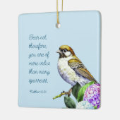 Drehbuch Matthew 10:31 Keramikornament (Links)