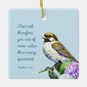 Drehbuch Matthew 10:31 Keramikornament