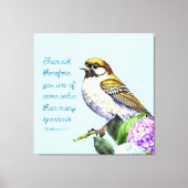 Drehbuch Matthew 10:31 Leinwanddruck (Vorderseite)