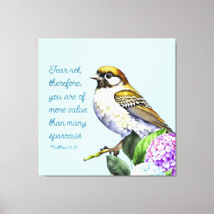 Drehbuch Matthew 10:31 Leinwanddruck