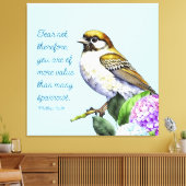 Drehbuch Matthew 10:31 Leinwanddruck (Insitu (Wohnzimmer))