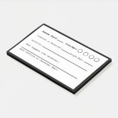 Drehbuch Post-it Klebezettel (angewinkelt)