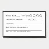 Drehbuch Post-it Klebezettel (Vorderseite)