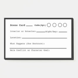 Drehbuch Post-it Klebezettel