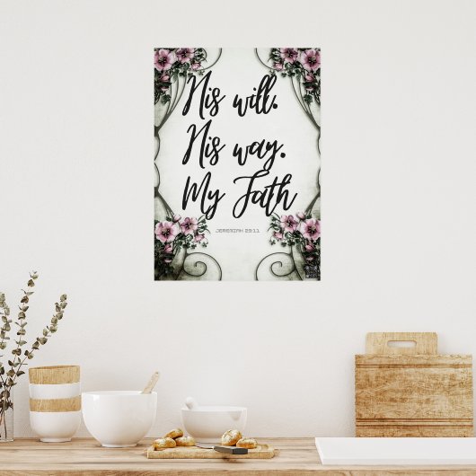 Drehbuch Poster Jeremiah 29:11 (Küche)