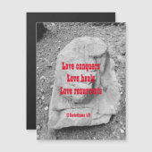 Drehbuch zur Magnetgrüßkarte Magnetkarte (Vorne/Hinten)