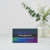 Drehbuchautor Business Card Borealis Lights Visitenkarte (Stehend Vorderseite)