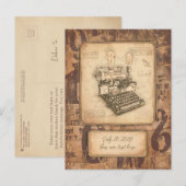 Drehbuchautor/Drehbuchautor, Geschenk Vintager Kun Postkarte (Vorne/Hinten)