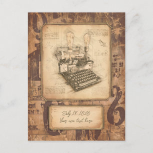 Drehbuchautor/Drehbuchautor, Geschenk Vintager Kun Postkarte