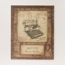 Drehbuchautor/Drehbuchautor, Geschenk Vintager Kun Puzzle