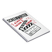 Drehbuchautor Ich verursache immer eine Szene Notizblock (Rechte Seite)