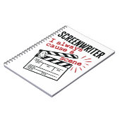 Drehbuchautor Ich verursache immer eine Szene Notizblock (Linke Seite)